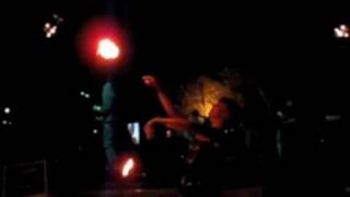 LED hooping, zip poi, fire eating, and fire hooping for the cure
