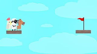 4 YOUTUBER WETTE um 100€ in Ultimate Chicken Horse