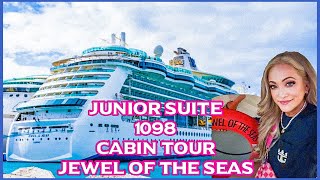 Junior Suite Cabin Tour. Jewel of the Seas. Royal Caribbean. 