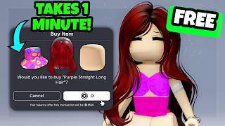 INSTANT FREE HAIR & ITEMS ROBLOX!