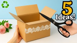 ✨ Relax & Create: 5 Smart DIY Cardboard Ideas to Save Money & Beautify Your Home 🏡💡