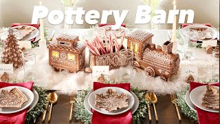 POTTERY BARN CHRISTMAS DECOR 2024
