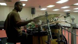 Robert Jr. on drums!!