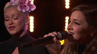 The Voice 2016 Alisan Porter and Christina Aguilera   Finale You've Got a Friend
