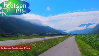 [4K] Cycling to Rome | Into the Alps | Day 13