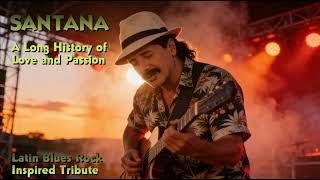 Tribute to SANTANA - A Long History of Love and Passion - Latin Blues Rock Instrumental #santana