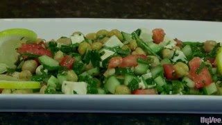 Rustic Chickpea & Cucumber Salad