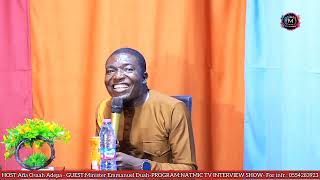 Mins. EMMANUEL DUAH during interview storms the studio with this power ministration💥💥💥