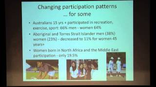 Women In Sport Forum - Keynote Address -- Prof Tracy Taylor