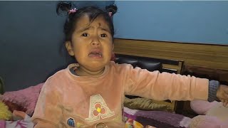 आज अवनी बहुत रोई बड़ी मुस्किल से चुप कराया llThapa family vlog ll 