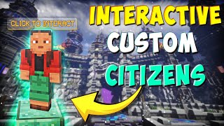How To Add NPCs to make SERVER HUB in Your Minecraft Server (Citizens Plugin Minecraft)