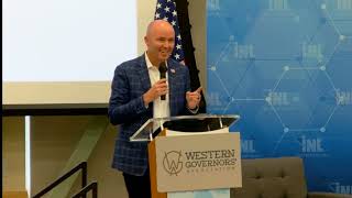 INL Workshop: Utah Governor Spencer Cox