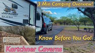 Camping Review of Kartchner Caverns.  Know what it looks like before you go! 