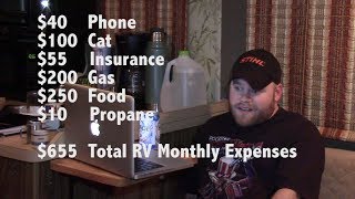 How Much I Spend To Live In My RV