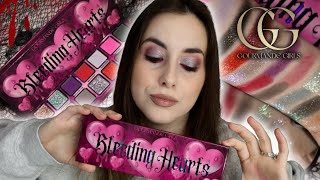 NEW Gourmande Girls Cosmetics BLEEDING HEART Palette | Close Ups, Live Swatches, & Demo✨