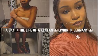 GRWM + A  Day in the life of a Kenyan 🇰🇪 living in Germany 🇩🇪