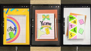 Front Page Compilation 2025 🎨 | Easy DIY Digital Notebook Covers
