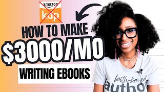 How I Make $3000 Per Month Selling ONE eBook (WITHOUT Using Amazon KDP)... You Won't Expect This