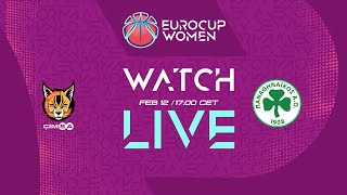 CIMSA CBK Mersin v Panathinaikos A.C. | Full Basketball Game | EuroCup Women 2025-26