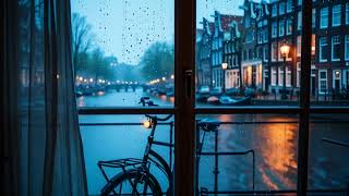 [Playlist] Blue-Hour Drizzle | Canal Loft Nights, Early Autumn Warmth 🌧️
