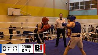 SAM LEWIS VS MARK WHITE    YOUTH 57KG   WELSH NOVICE CHAMPIONSHIP FINAL