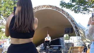 Some Coldplay covered  at Howth Maritime & Seafood festival, Dublin (Sept 2023).