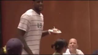 LeBron singing Happy Birthday to Kobe (RARE CLIP)