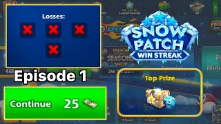 8 Ball Pool 🔥 Episode 1🤯Snow Patch Win Streak Table ~ Season Of Season Mission ~ Marhaba Gaming 8bp