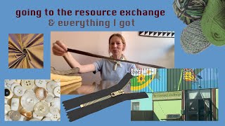 thrifting for craft supplies + haul