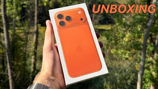 iPhone 17 Pro Max (Cosmic Orange) Unboxing