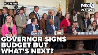 Gov. Wes Moore signs state budget into law. What could happen next year?