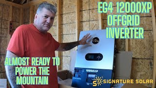 We Got a HUGE Power Upgrade for Our Shed! The 12000XP By EG4, DIY Tiny House Cabin Shed Budget Build