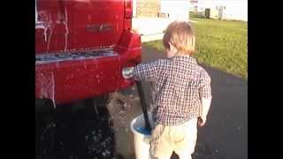 Washing the Truck (5/6/2002)