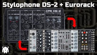 Stylophone DS2 - Eurorack hookup (EG-VCF-VCA)