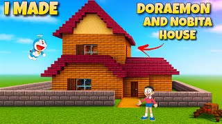 I MADE DORAEMON AND NOBITA HOUSE IN MINECRAFT || MINECRAFT CREATIVE SERIES 