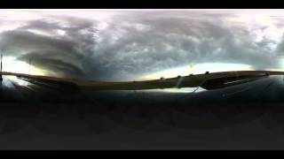 360 Video - 4/28/16 SW OK TWO Supercells