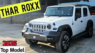 2026 Mahindra THAR ROXX Top Model Review ❤️ ROXX 4❌️4 AX7 Luxury🔥Features, Interiors  #tharroxx2026