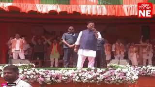 LIVE || Assam CM address a massive gathering in Lumding