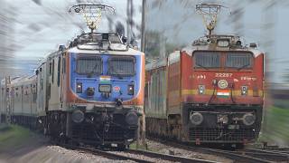 [24 In 1] Rhythmic RAILWAY TRACK Sounds | FATV EPISODE No 157 | WAP4 + WAP7 + WAG7 + WAG9 | I R
