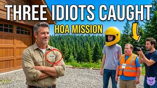 I Caught Three HOA "Inspectors" Breaking Into My Garage... It Ended Badly For Them.