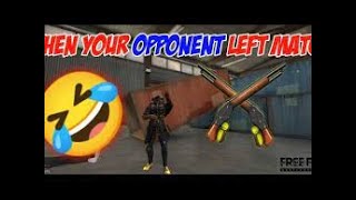 THIS IS WHY OPPONENT LEFT THE MATCH 😂| BICHOOBABA FF  #HACKERINTHEGAME 😂😂#BICHOOBABAFF