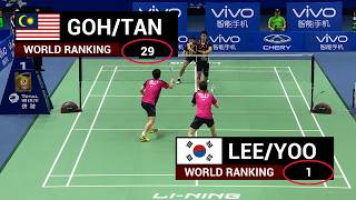 World No.29 GOH V SHEM/TAN WEE KIONG beat World No.1