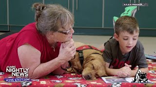 How pups are helping kids improve their reading skills | Nightly News: Kids Edition