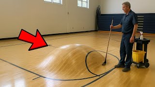 [Full Story] Janitor Found Strange Bulge in Gym Floor, Workers Cut it Open and Called 911!