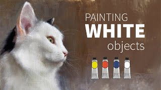 Painting WHITE Objects. It’s Only Ever FOUR Colours. Oil Painting Tutorial