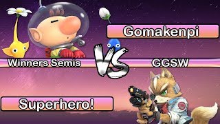 GGSW 145 - BDG|Gomakenpi (Mario,Olimar) Vs AG|Superhero! (Fox) Smash Ultimate Winners Semis