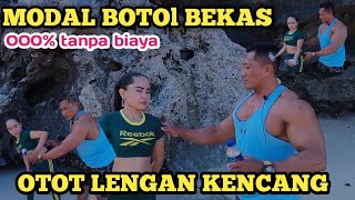 Tutorial latih otot lengan dengan botol bekas aqua