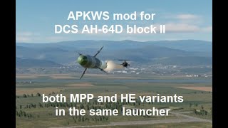 DCS World AH-64D block II APKWS mod testing