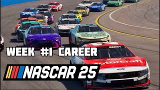 NASCAR 25 Career - Week 1 - The Beginning 