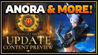 ANORA Confirmed! 💥 January Update Content Preview Readthrough & Reaction ✤ Watcher of Realms
